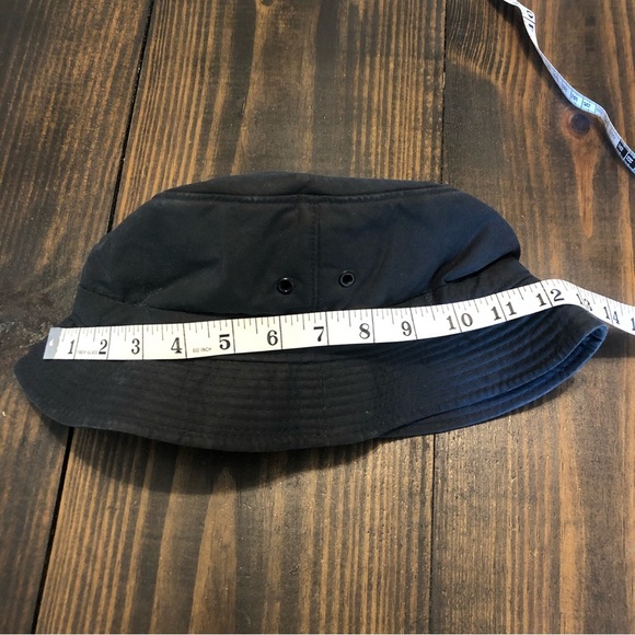 Vintage Bucket Hat Made in Ireland 100% Cotton Navy Blue Gorpcore Grandpa - Picture 3 of 3